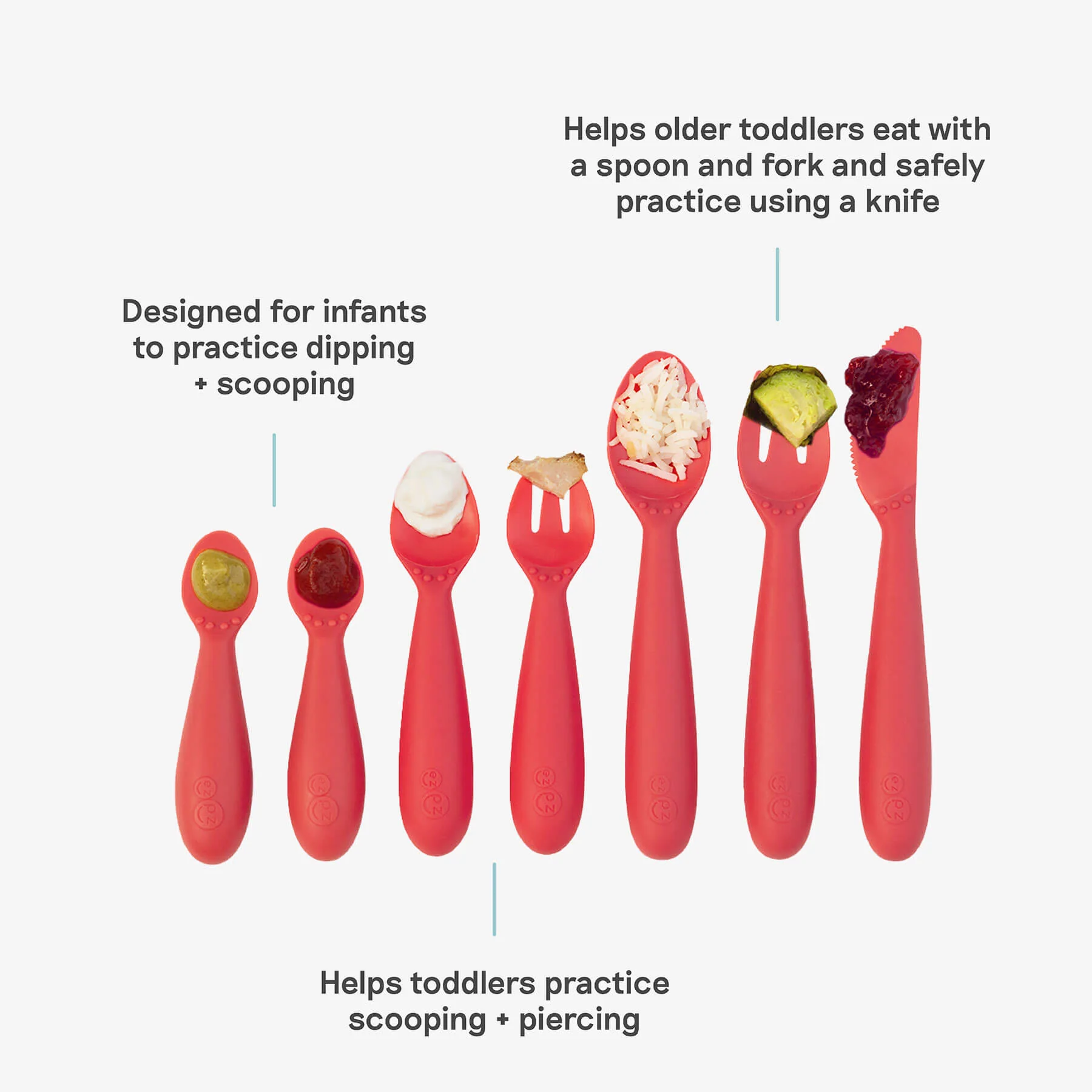 Developmental Utensil Set (5-Pack) - Image 15